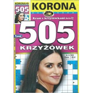 505 krzyżówek z KORONĄ nr 3-4/2023 Kram z krzyżówkami Seria III, KORONA