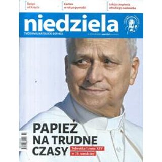 Niedziela nr 37/2025 Papież na trudne czasy