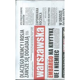 Warszawska gazeta nr 39/2025 Embargo na krytykę UE i Niemiec