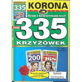 335 krzyżówek z KORONĄ nr 7-8/2023 Kram z krzyżówkami Seria II, KORONA