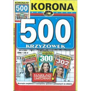 500 krzyżówek z Koroną nr 3-4/2023, KORONA