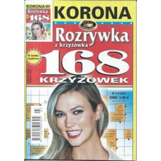 168 krzyżówek z KORONĄ nr 3-4/2023 Rozrywka z krzyżówką, KORONA