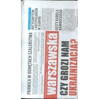 Warszawska gazeta nr 40/2025 Czy grozi nam ukrainizacja?