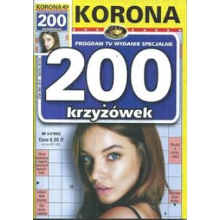 200 krzyżówek z KORONĄ nr 5-6/2023 Program TV wydanie specjalne, KORONA