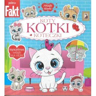 Koty kotki koteczki + naklejki iskierki Fakt poleca 5/2025