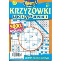 Krzyżówki Układanki Wiem! grudzień nr 12/2025