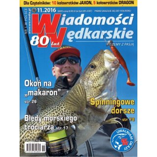 Wiadomości Wędkarskie; 11/2016
