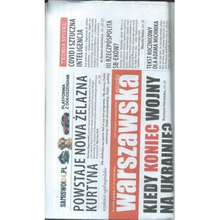 Warszawska gazeta nr 4/2026 - Kiedy koniec wojny na Ukrainie?