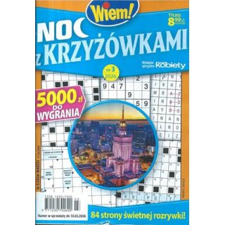 Noc z krzyżówkami Wiem! nr 3/2026 marzec