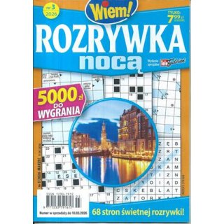 Rozrywka nocą Wiem! nr 3/2026 marzec