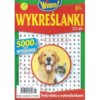 Wykreślanki Wiem! nr 6/2026 marzec
