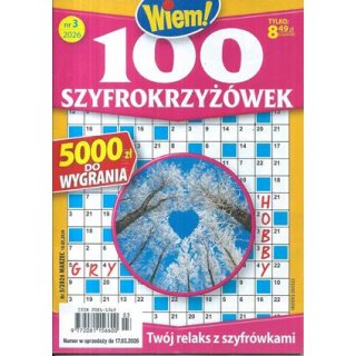 100 Szyfro Krzyżówek Wiem! nr 3/2026 marzec
