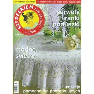 SZYDEŁKIEM i na drutach 1/2017 - Modne swetry