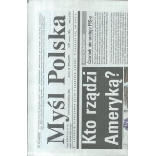 Myśl Polska 11-12/2026 - Kto rządzi Ameryką?