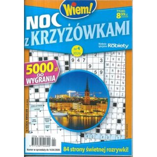 Noc z krzyżówkami Wiem! nr 4/2026 kwiecień