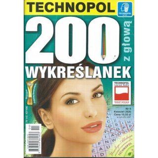 200 Wykreślanek z głową nr 4/2026 kwiecień