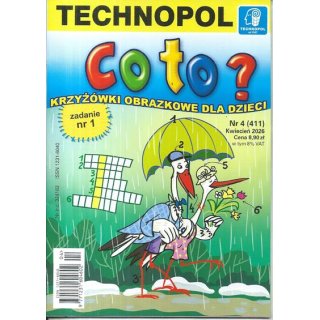 Co to? Krzyżówki obrazkowe dla dzieci nr 4/2026 (411) kwiecień