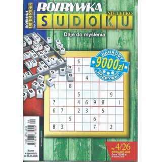 Rozrywka nie tylko sudoku nr 4/2026 kwiecień