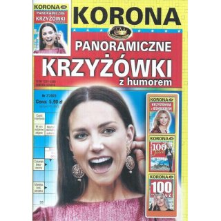 Panoramiczne krzyżówki z humorem nr 3/2023, KORONA