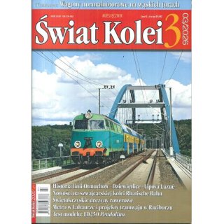 Świat Kolei nr 3/2026 - Wagony normalnotorowe