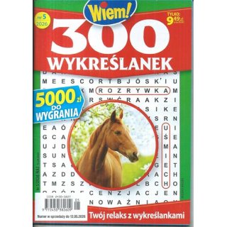 300 wykreślanek Wiem! nr 5/2026 maj
