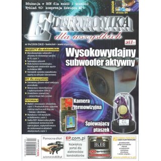 Elektronika dla wszystkich nr 4/2026 kwiecień (363) - Subwoofer aktywny