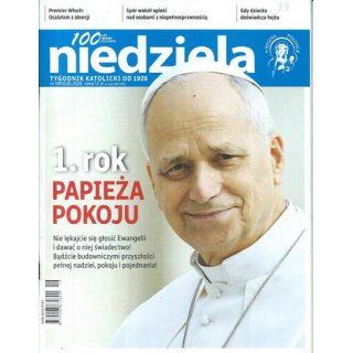 Niedziela nr 19/2026 - 1. rok Papieża Pokoju