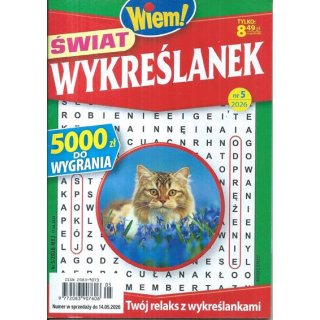 Świat wykreślanek Wiem! nr 5/2026 maj