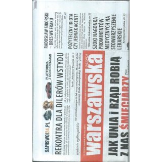 Warszawska gazeta nr 19/2026 - Jak UNIA i rząd robią z nas śmieciarzy