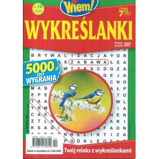 Wykreślanki Wiem! nr 10/2026 maj