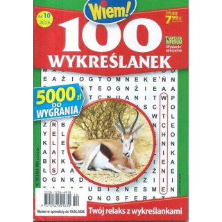 100 Wykreślanek Wiem! nr 10/2026 maj