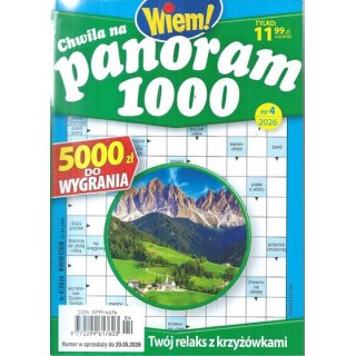 Chwila na panoram 1000 Wiem! nr 4/2026 kwiecień