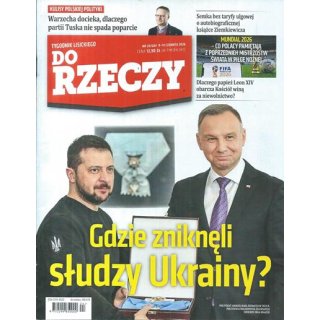 Do Rzeczy nr 24/2026 - Gdzie zniknęli słudzy Ukrainy?