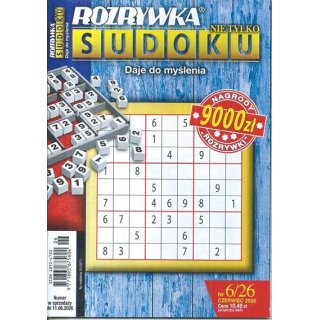Rozrywka nie tylko sudoku nr 6/2026 czerwiec