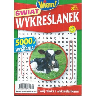 Świat wykreślanek Wiem! nr 6/2026 czerwiec