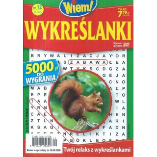  Wykreślanki Wiem! nr 12/2026 czerwiec