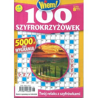 100 Szyfro Krzyżówek Wiem! nr 6/2026 czerwiec