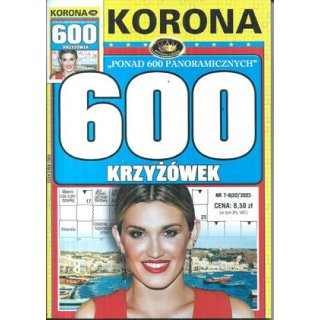 600 krzyżówek z KORONĄ nr 7-8/2023, KORONA