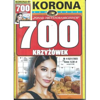700 krzyżówek z KORONĄ nr 4-5/2023 Stawka większa niż milion, KORONA