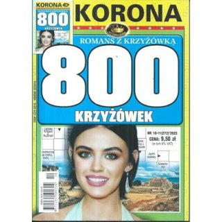 800 krzyżówek z koroną nr 10-11/2023 KORONA