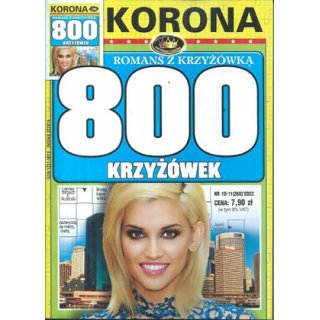 800 krzyżówek z koroną nr 10-11/2022 KORONA