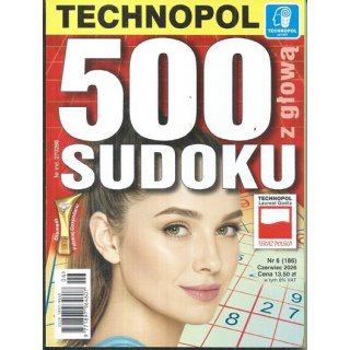 500 sudoku z głową nr 6/2026 (186) czerwiec