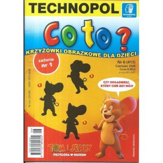 Co to? Krzyżówki obrazkowe dla dzieci nr 6/2026 (413) czerwiec