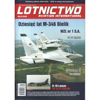 Lotnictwo Aviation International nr 5/2026 (maj) - Dziesięć lat M-346 Bielik