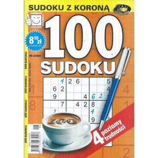 100 sudoku z KORONĄ nr 8/2025, KORONA