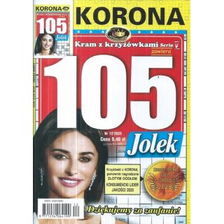 105 Jolek z KORONĄ nr 12/2025 Kram z krzyżówkami Seria V, KORONA
