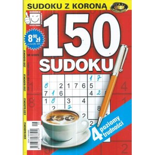 150 sudoku z KORONĄ nr 8/2025, KORONA