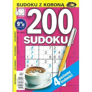 200 sudoku z KORONĄ nr 10/2025, KORONA