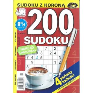 200 sudoku z KORONĄ nr 11/2025, KORONA
