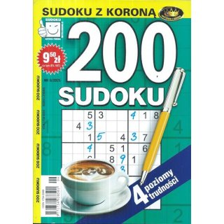 200 sudoku z KORONĄ nr 6/2025, KORONA
